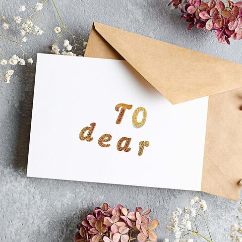 8 أوراق ملصقات حروف الذهب بريق 1 بوصة ملصقات أبجدية ذهبية وعدد ملصقات الفينيل لرسالة الأبجدية اللمعان لارتفاع الحرف اليدوية. in Kuwait