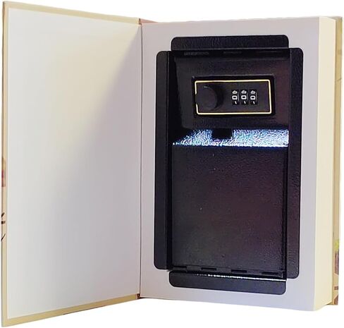 Real Paper Transfer Book Safe, Combination Lock,Hollow with Secret Hidden Compartment (Alice-Combination) in Saudi Arabia