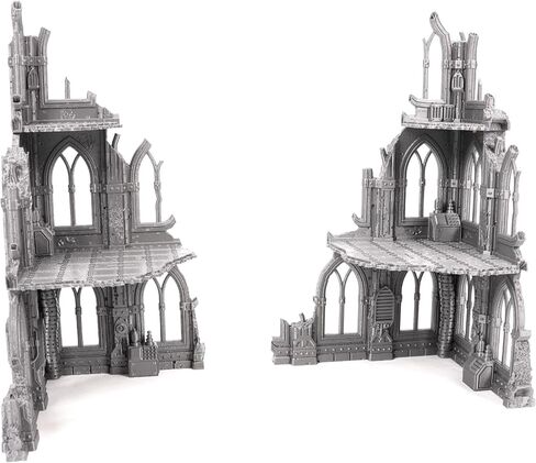 Tabletop Terrain Sci-Fi Ruin Set 3 - Modular Sci-Fi Terrain for Tabletop Wargaming Competitive Ruins 28mm 32mm in Kuwait