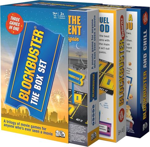 Blockbuster Trilogy Party Game for Teens and Adults, Movie Board Game Night in Saudi Arabia