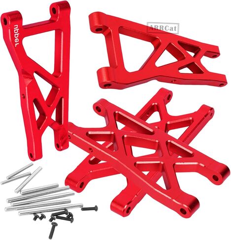 Aluminum Front Rear Suspension A-Arms Upgrades for 1/10 Granite Senton Vorteks 3s Blx Mega 550 4x4,ARRCat 4-Pack Alloy A-Arms Hop Ups Upgrade Parts,Navy Blue,Replace Part# AR330443 AR3305162 in Kuwait
