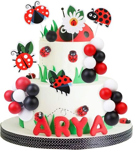 Cheereveal Hunting Theme Cake Decorations - Hunting Deer Tree Figures Cake Cupcake Toppers Ball Dessert Picks, Hunting Animal Theme Baby Shower Birthday Party Celebration Photo Props in Kuwait