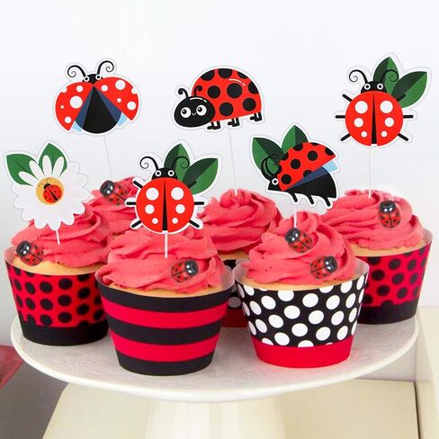 Cheereveal Hunting Theme Cake Decorations - Hunting Deer Tree Figures Cake Cupcake Toppers Ball Dessert Picks, Hunting Animal Theme Baby Shower Birthday Party Celebration Photo Props in Kuwait