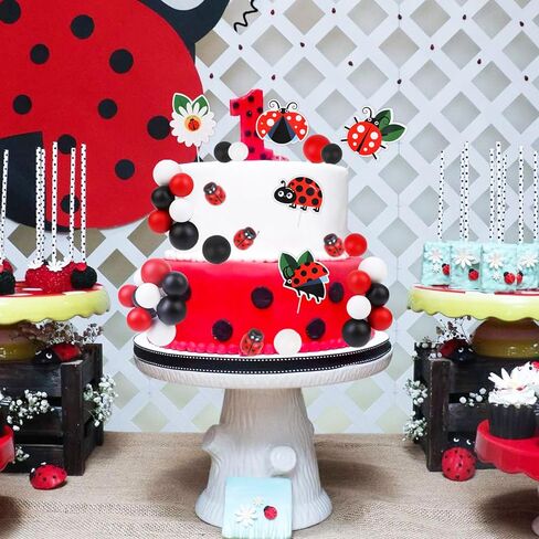 Cheereveal Hunting Theme Cake Decorations - Hunting Deer Tree Figures Cake Cupcake Toppers Ball Dessert Picks, Hunting Animal Theme Baby Shower Birthday Party Celebration Photo Props in Kuwait