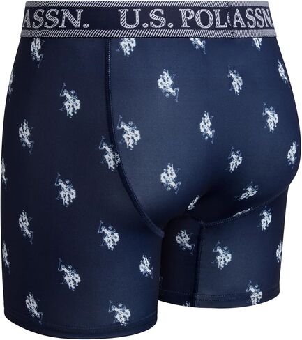 U.S. Polo Assn. Men's Underwear - Performance Stretch Boxer Briefs with Comfort Pouch (8 Pack) in Saudi Arabia