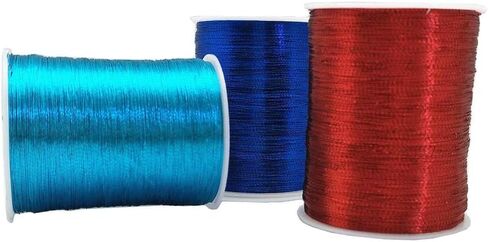 YEQIN 20 spools Metallic Thread Embroidery Thread Sewing Thread Set (Each Spool 60 metres) in Saudi Arabia