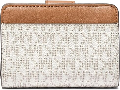 Michael Kors Women's Mk Charm Small Tab Compact Pcoket Wallet, Black in Kuwait