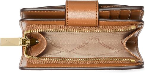 Michael Kors Women's Mk Charm Small Tab Compact Pcoket Wallet, Black in Kuwait