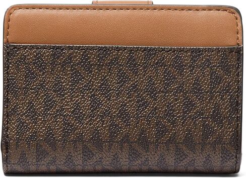 Michael Kors Women's Mk Charm Small Tab Compact Pcoket Wallet, Black in Saudi Arabia