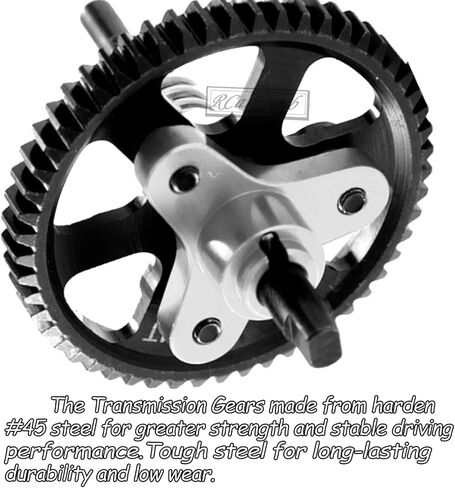 Hardened Steel Slipper Clutch Eliminator Gear Upgrades Part for 1/10 Slash 4X4/VXL Stampede 4X4/VXL Rustler 4X4/VXL,54T Spur Gear with Pinions Gears Set(15T 17T 19T),#6878,Sliver in Saudi Arabia