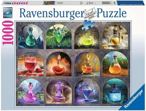 Ravensburger Magical Potions 1000 قطعة بانورامزو للبالغين - 16816 - كل قطعة فريدة من نوعها ، تعني تقنية Softclick القطع مع بعضها البعض بشكل مثالي in Saudi Arabia
