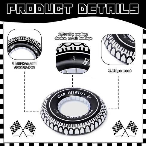 Race Car Balloons Race Car Birthday Party Supplies Tire Wheel Balloons Birthday Party Supplies Foil Number 2 Two Fast Checkered Tire Balloon Arch Garland Kit Cars Wheels Party Favors Decorations in Kuwait