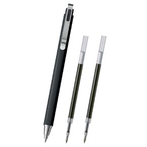 Sakura Craypas GBR354-2B Gel Ink Ballpoint Pen, Ball Sign, iD Plus, Set of 2 Colors, 0.02 inches (0.4 mm), Pure Black, Forest Black