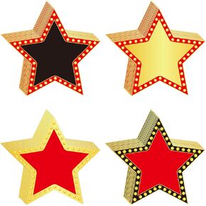 48 PCS Movie Star Cetouts Red Carpet Awards Night Clutouts Confetti Convetti for Bulletin Board Classroom Wall High School Decor