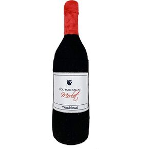 munchiecat Wine Bottle (Wine) Organic Catnip Toy, Feline Enrichment Kicker for Cats, Kittens, Durable design for play, USA made