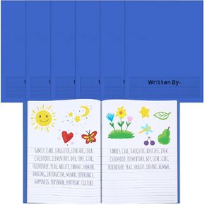 Henoyso 48 Pcs Primary Composition Notebook K-2 9 3/4 x 7 1/2 Inch Primary Journal Blank Writing Book for Kid to Write Draw and Journal 60 Page Notebook Back to School Supplies (Colorful)