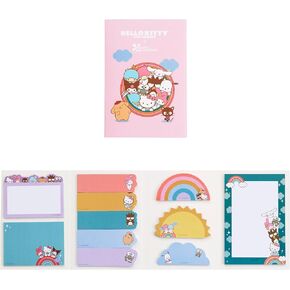 Erin Condren Hello Kitty and Friends Sticky Note Booklet, Set Reminders, Flag Pages, and Take Notes in Style, 11 Pads, 20 Sheets Each, 220 Sticky Notes Total
