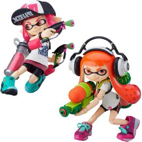Good Smile Company Splatoon: Inkling Girls Figma Deluxe Action Figure Set