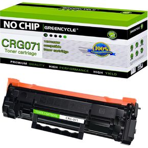 greencycle 1PK 071 Compatible Toner Cartridge Replacement for Canon CRG 071 CRG-071 Use with LBP122dw LBP122 LBP120 MF270 Mf272dw Mf273dw Mf275dw Printer (Black, 1200Pages)