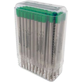Monteverde Capless Gel Ballpoint Refill to Fit Parker Ballpoint Pens, Fine Point, Black, 2 per Pack (P422BK)