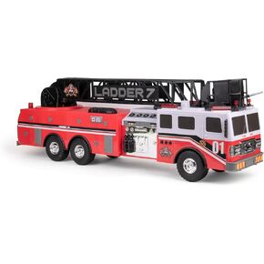 Titan Firetruck - 29" Realistic Toy Firetruck W/Lights, Sound & Working Ladder for Kids - 2 AA Batteries Incl