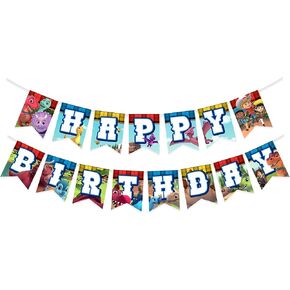 Treasures Gifted Dino Ranch Birthday Party Supplies - Dino Ranch Happy Birthday Banner - Party Decorations for Walls