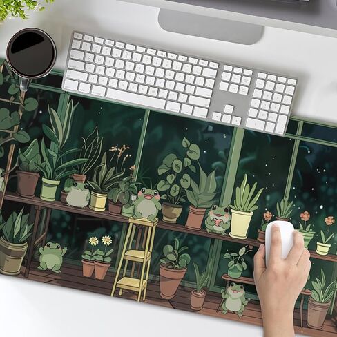Fall Pumpkin Sunflower Mouse Pad 31.5x11.8 XL Autumn Leaf Floral Watercolor Extended Mousepad Large Keyboard Mouse Mat Desk Pad with Non-Slip Rubber Base Stitched Edges for Home Office Game in Saudi Arabia
