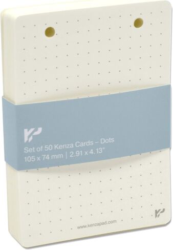 حزمة Kenzapad التي تضم 50 Kenzacards - بطاقات Notepad القابلة لإعادة التعبئة - مستقلة أو استخدم محفظة Notepad. (نقاط) in Saudi Arabia