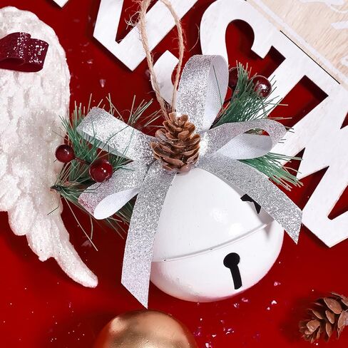 Yama Glitter Ribbon ، 3/8 بوصة × 20 ياردة ، شريط حافة مقطوعة لعيد الميلاد ، غلاف الهدايا ، الحرف ، صنع القوس ، ديكور المنزل ، الحلي ، زخرفة الحفلات (الفضة) in Kuwait