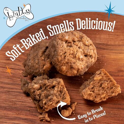 The Lazy Dog Cookie Co. Mutt Mallows Soft Baked Dog Treats, Wheat, Corn & Soy Free, Baked in The USA, 5 oz Cost Saving Variety Bundle (Pack of 3) in Saudi Arabia