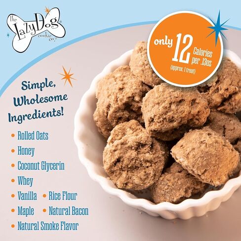 The Lazy Dog Cookie Co. Mutt Mallows Soft Baked Dog Treats, Wheat, Corn & Soy Free, Baked in The USA, 5 oz Cost Saving Variety Bundle (Pack of 3) in Saudi Arabia