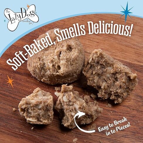 Lazy Dog Cookie Co. Sketover Turkey Sandwich و Turkey & Sweet Potato Soft Conger Dog - خالية من القمح وخالية من الصويا - إصدار محدود - مصنوع في الولايات المتحدة الأمريكية - 5 أوقية in Kuwait