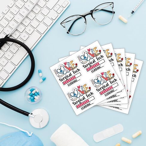 YAZMEEN 20 Pcs Funny Brain Nurse Stickers Neuro Team Stickers for Neurologist Neurology Nurse Doctor Coworker Medical Assistant Nurse Week Gifts Decals for Water Bottle Laptop Phone（Size 2.5''） in Kuwait
