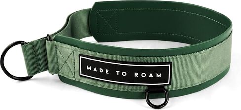 MADE TO ROAM Premium Everyday Dog Collar - Martingale Style No Pull Vegan Leather Collar, Heavy Duty and Lightweight for Small, Medium, Large Dogs (Oregon Haze, Size 1) in Saudi Arabia