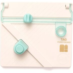 We R Memory Keepers Makers- Tag Punch Board, 18x16x4 com, Off-White