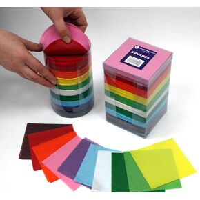 مربعات ورق أنسجة decopuff ، بيضاء ، 5-1/2 "× 5-1/2" ، 300 عدد