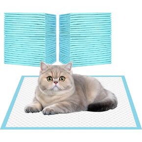 Cat Pee Pad for Breeze Systems,100 Count Super Absorbent Leak-Proof Disposable Cat Litter Pads Cat Pad Refills 11.4*16.9inch