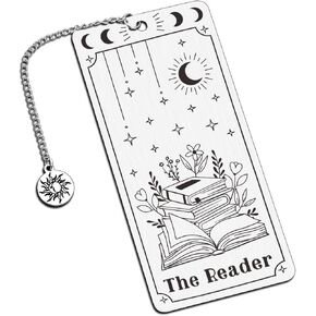 Wicked Witch Bookmark, Gothic Decor, Valentines Gift for Him Her, Bookish Gifts for Women, Tarot Card Bookmark, Dark Romance Merch, Reading Accessories for Book Lovers, Book Marks for Reading Women