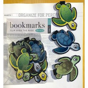 SEA Turtle Bulk Animal Clip Bookmarks for Students Kids Teens Girls Boys Pack of 20 Funny Bookmarks Reading Incentives and Awards Reading Programs Birthday Party Favors Classroom Prizes