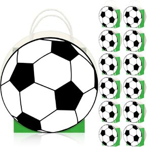 Moinchore12 PCS Baseball Gift Party Party Party Party With Wideles Baseball Print Goodie Bags Candy Gift Facs for Sports Thief Simply Party ، لوازم الاحتفال باللعبة