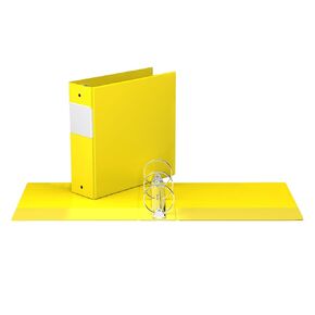 Easyview® Premium, 3" Round Ring, View Binder - Yellow