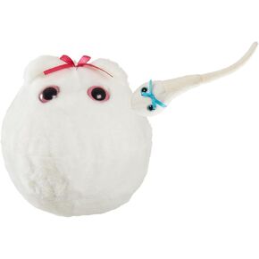 GIANTmicrobes Deluxe Egg & Magnetic Sperm Cell Plush Toy, Medical Gag Gifts Funny, Funny Doctor Gifts, Funny Nurse Gifts, Labor and Delivery Nurse Gifts, IVF Gifts, Fertility Gift