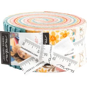 BasicGrey Sunday Brunch Jelly Roll 40 2.5-inch Strips Moda Fabrics 30750JR