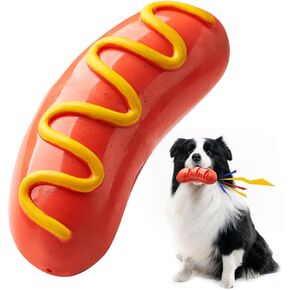 Durable Indestructible Dog Chew Toys for Aggressive Chewers, Super Tough Dog Chew Toys, Hard Rubber Dog Toys