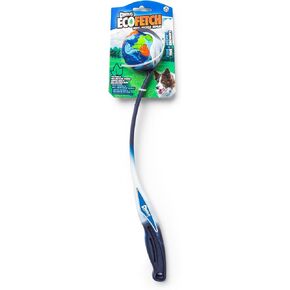 Chuckit! EcoFetch 18M Dog Ball Launcher (18" Length), Includes Medium (2.5") Rubber EcoFetch Fetch Ball, for Dogs 20-60lbs