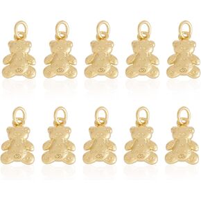 Pandahall 8Pcs Real 18K Gold Plated Coffee Cup Charm Pendants Mini Coffee Cup Coffee Pot Brass Pendants Tea Cup Dangle Charms for DIY Gift Bracelet Necklace Jewelry Making