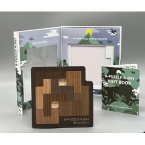 A-Puzzle-A-Day Deluxe Boxed Edition: The Premier Version of The Original Calendar Puzzle with 365+ Challenges for Every Day of The Year, by DragonFjord