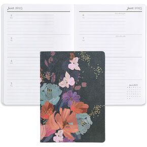 Erin Condren 2025 Softbound Life Planner (Jan - Dec 2025), A5 12-Month Weekly & Monthly Planner Journal, Horizontal Layout, Soft Cover, Layflat Binding, Bold Blooms Cover & Interior Design