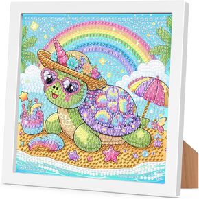 Koala Diamond Art Painting Kits with Frame- Animals 5D Diamond Painting with Frame, Cute Gem Art Kits for Wall Decoration 7X7 Inch