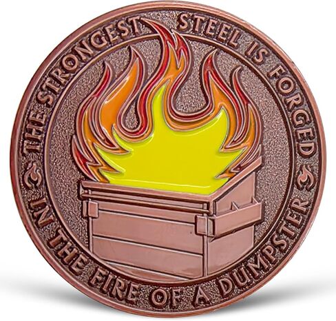 ميدالية تقدير العملة المعدنية للعملة المعدنية للموظفين ، إكسسوارات مكتب مكاتب الإطفاء في الودبة والذهاب ، مزح المكاتب ، ديكور في مكان العمل المضحك ، هدايا الفيل الأبيض in Kuwait